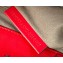 Fendi Leather FF Tote Small Bag Red 2021