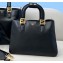 Fendi Leather FF Tote Small Bag Black 2021