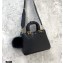 Fendi Leather FF Tote Small Bag Black 2021
