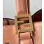Fendi Leather FF Tote Small Bag Nude Pink 2021