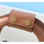 Fendi Leather FF Tote Small Bag Nude Pink 2021