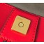 Fendi Leather FF Tote Medium Bag Red 2021