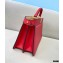Fendi Iconic Peekaboo ISEEU East-West Bag Red 2021