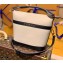 Louis Vuitton Calfskin Leather Cruiser PM Bag M57813 Black/White 2021