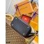 Louis Vuitton Calfskin Leather Cruiser PM Bag M57813 Black/White 2021