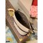 Louis Vuitton Calfskin Leather Cruiser PM Bag M57813 Black/White 2021