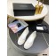 Chanel Vintage Canvas Logo Shoes White 2021