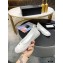 Chanel Vintage Canvas Logo Shoes White 2021