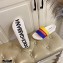 Dolce & Gabbana Striped Rubber Sliders Yellow/Red/Blue 2021