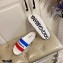 Dolce & Gabbana Striped Rubber Sliders Blue/White/Red 2021