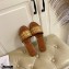 Fendi FF Interlace Wide-band Slides Brown 2021