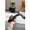 Gucci Gold Logo Slide Sandals Black 2021