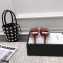 Gucci Heel 7.5cm Slide Sandal with Chain 645444 Burgundy 2021