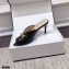Gucci Heel 7.5cm Slide Sandal with Chain 645444 Black 2021