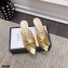 Gucci Heel 7.5cm Slide Sandal with Chain 645444 Gold 2021