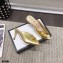 Gucci Heel 7.5cm Slide Sandal with Chain 645444 Gold 2021