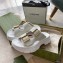 Gucci Buckles Aguru Sandals White 2021