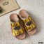 Gucci Buckles Aguru Sandals Gold 2021
