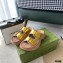 Gucci Buckles Aguru Sandals Gold 2021