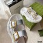 Gucci Buckles Aguru Sandals Silver 2021