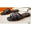 Louis Vuitton Calf Leather and Nano Monogram Canvas Flat Mules Black 2021