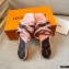 Louis Vuitton Calf Leather and Nano Monogram Canvas Flat Mules Pink 2021