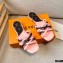 Louis Vuitton Calf Leather and Nano Monogram Canvas Flat Mules Pink 2021