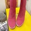 Fendi Elasticated Lace Promenade Ankle Boots Fuchsia 2021