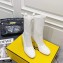 Fendi Elasticated Lace Promenade Ankle Boots White 2021