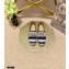 Dior Granville Espadrilles In D-Stripes Embroidered Cotton Deep Blue 2021