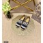 Dior Granville Espadrilles In D-Stripes Embroidered Cotton Deep Blue 2021