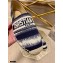 Dior Granville Espadrilles In D-Stripes Embroidered Cotton Deep Blue 2021