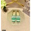 Dior Granville Espadrilles In D-Stripes Embroidered Cotton Green 2021