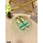 Dior Granville Espadrilles In D-Stripes Embroidered Cotton Green 2021
