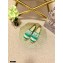 Dior Granville Espadrilles In D-Stripes Embroidered Cotton Green 2021