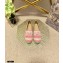 Dior Granville Espadrilles In D-Stripes Embroidered Cotton Pink 2021