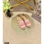 Dior Granville Espadrilles In D-Stripes Embroidered Cotton Pink 2021