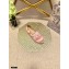 Dior Granville Espadrilles In D-Stripes Embroidered Cotton Pink 2021