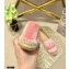 Dior Granville Espadrilles In D-Stripes Embroidered Cotton Pink 2021