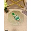Dior Granville Espadrilles Mules In D-Stripes Embroidered Cotton Green 2021