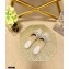 Dior Granville Espadrilles Mules In Stripes Embroidered Cotton White 2021