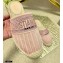 Dior Granville Espadrilles Mules In Stripes Embroidered Cotton Pink 2021