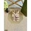 Gucci Interlocking G and Web Embroidered Canvas Wedge Open-toe Platform 10cm Espadrilles White 2021