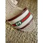 Gucci Interlocking G and Web Embroidered Canvas Wedge Open-toe Platform 10cm Espadrilles White 2021