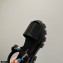 Prada Monolith Brushed Leather Band Sandals Black 2021