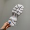 Prada Monolith Brushed Leather Band Sandals White 2021