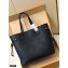 Louis Vuitton Monogram Empreinte Leather Neverfull MM Tote Bag M45685 Black 2021