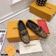 Louis Vuitton Gloria Flat Loafers Monogram Reverse Canvas 2021