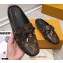 Louis Vuitton Gloria Flat Open Back Loafers Monogram Canvas 2021