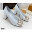 Louis Vuitton Heel 7.5cm Dauphine Madeleine Pumps Patent White 2021